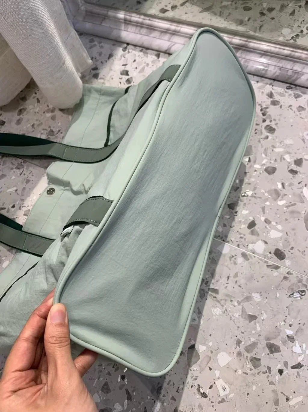 Lemon Casual Yoga Sports Single Shoulder Bag multi-pocket waterproof canvas bags 20L large capacity yoga tote bag handbag