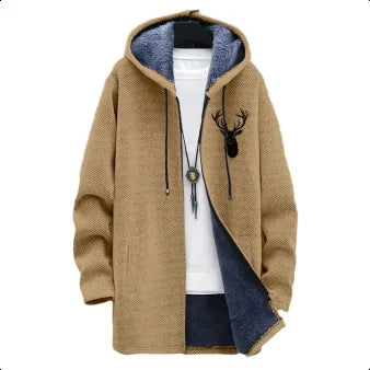 Spring Men's Trend Lapel Chenille Woolen Coat Woolen Coat