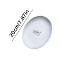 Camping Plate Lightweight Camping Plate For Barbecue Home Dinnerware Round Frosted Picnic Gear Reusable Tableware