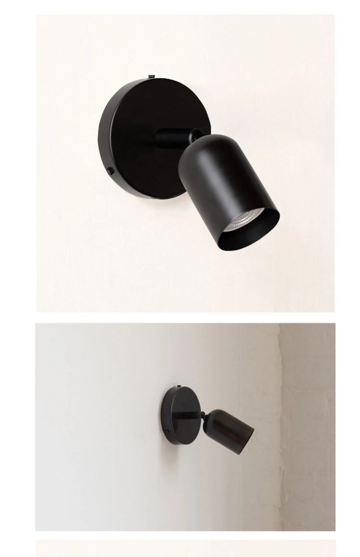 Colorful LED Wall Lamps With Switch Design Modern Wall Lights EU/US Plug Gu10 Spotlights Living Room Bedside Sconce AC110 220V