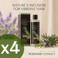 Rosemary Natural Shampoo Deep Cleanse Dandruff Nourish Scalp Repair Damaged Oil Control Hair Thickening Shampoo For Men & Women
