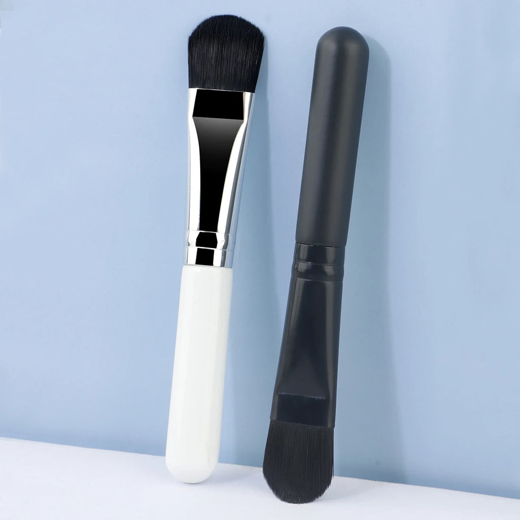 Face Mask Brush Flat Soft Hair Facial Cleansing Skin Care Blender Foundation Applicator Concealer Brush Beauty Makeup Tool