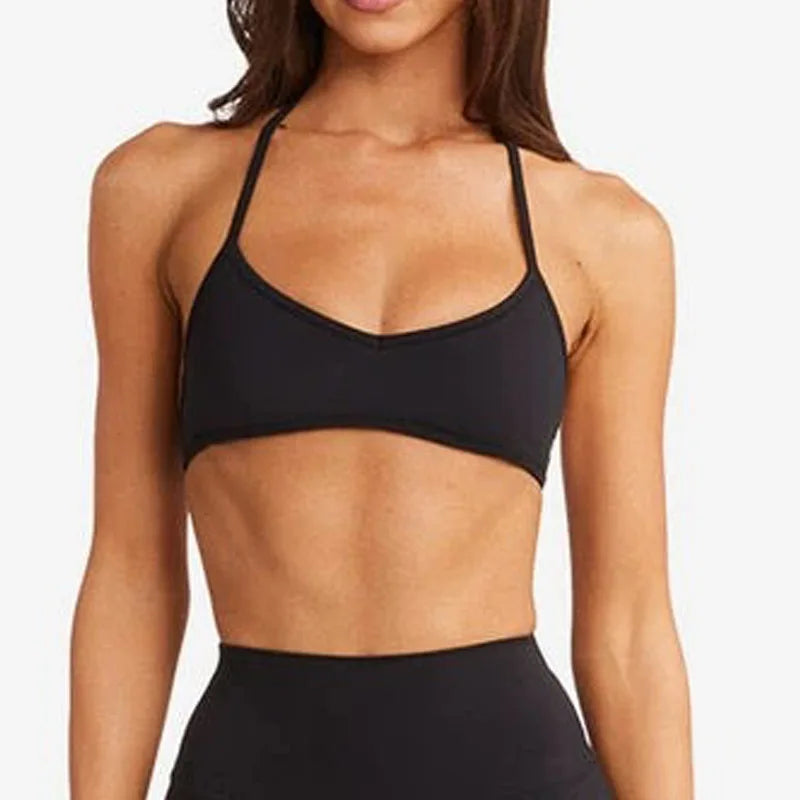 2PCS Yoga Suit Sports Set Gym Set Women Tracksuit Running Workout Clothes Halter Sports Bra Leggings Athletic Wear Yoga Clothing