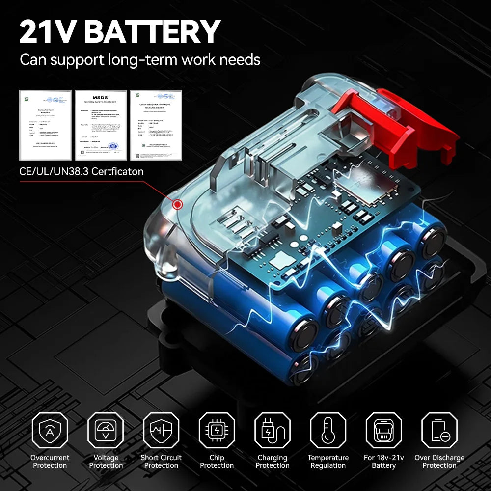 10Inch 4000W Brushless Electric Lawn Mower 36000RPM Grass Trimmer Length Adjustable Garden Tools For Makita 18V Battery Pins