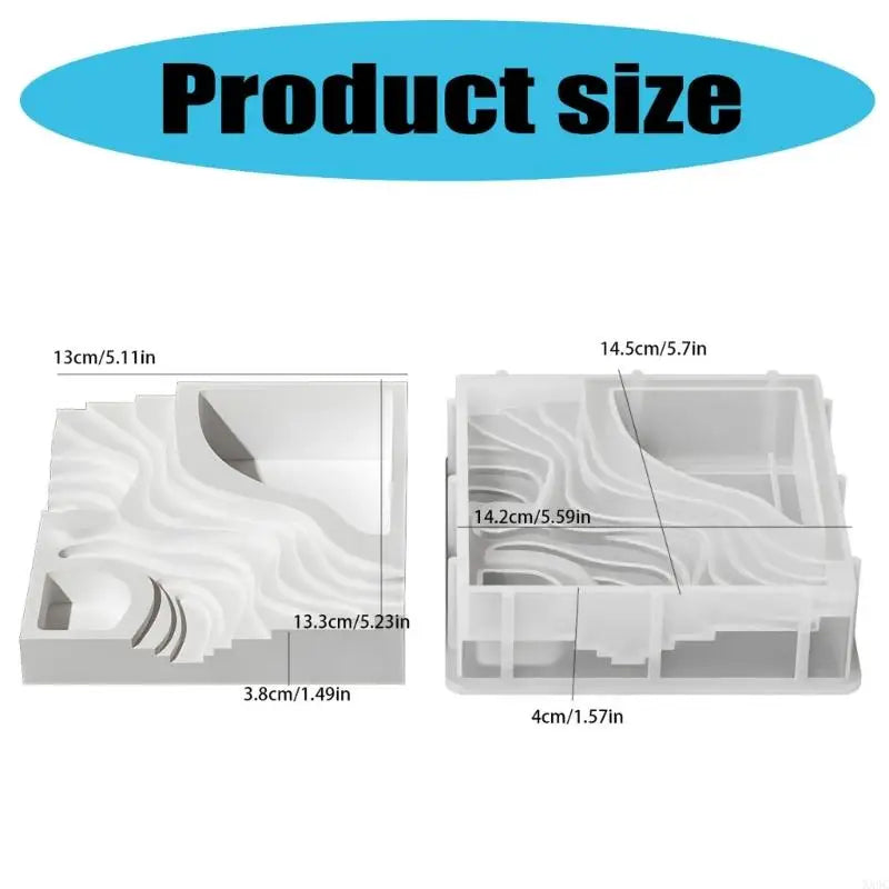 terraced planter silicone mold terraced mold for diy crafts home decors flower pot silicone molds cement planters gypsum pen