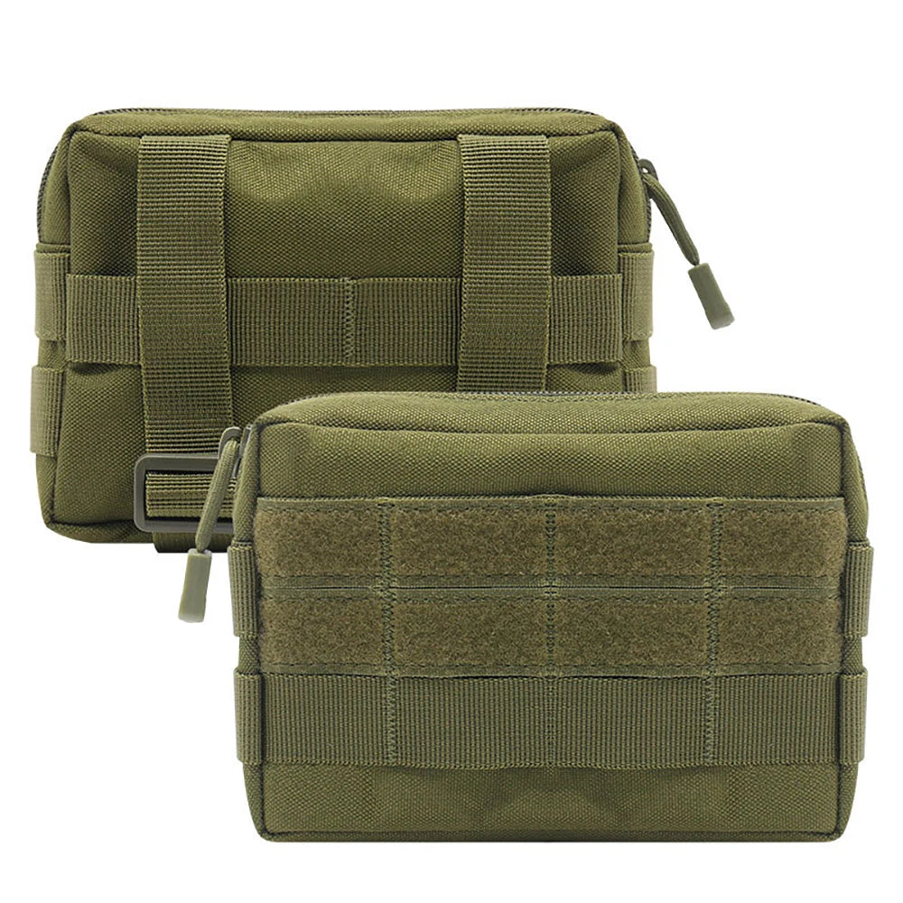 EDC Molle Tactical Pouch Waist Pack Compact Utility Pouches Waist Belt Bag Medical Bags Phone Case Outdoor Hunting Accessories