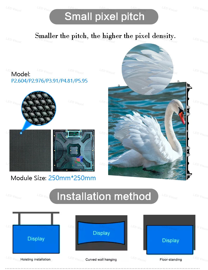 【High Quality】Outdoor P3.91mm Led Digital Display With High Brightness Waterproof Die-casting Cabinet Outdoor Led Video Wall LED