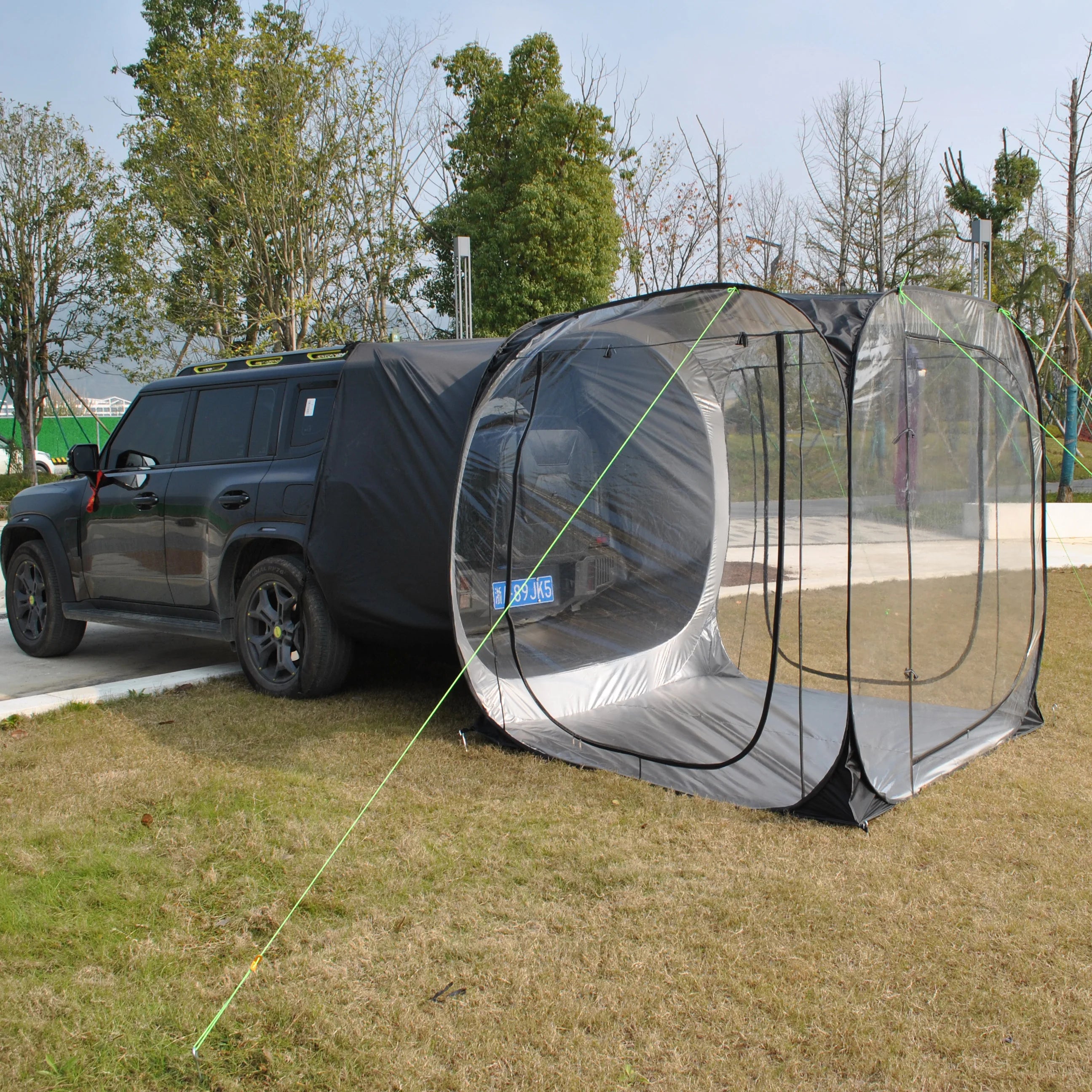 Car Tent trailer Tent, Car Tailgate Tent,Pop Up Car Rear Tent, SUV Tents Car Tents for Campers Multipurpose Truck Tent