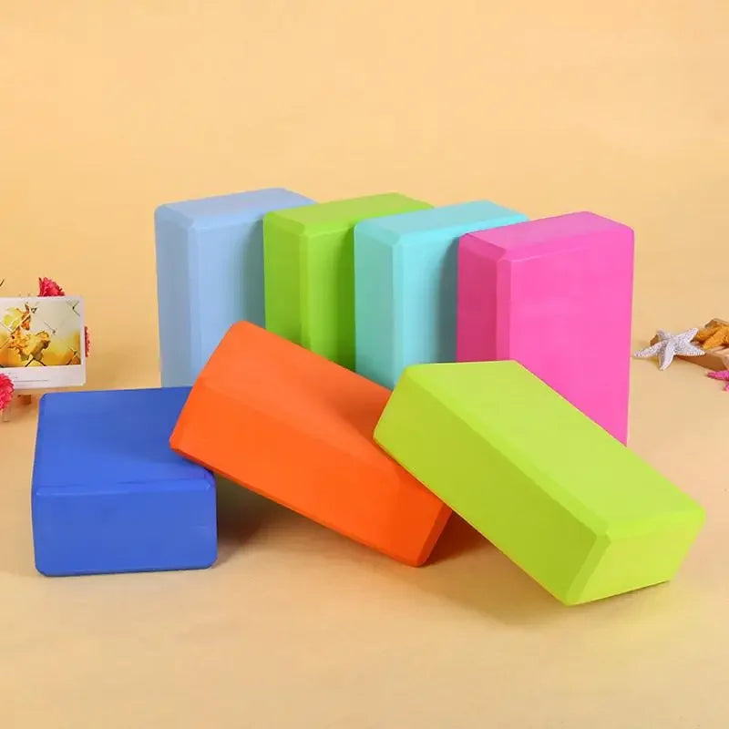 2/1PCS EVA Gym Blocks Foam Brick Training Exercise Fitness Equipment Dance Yoga Auxiliary Tool Stretching Body Shaping