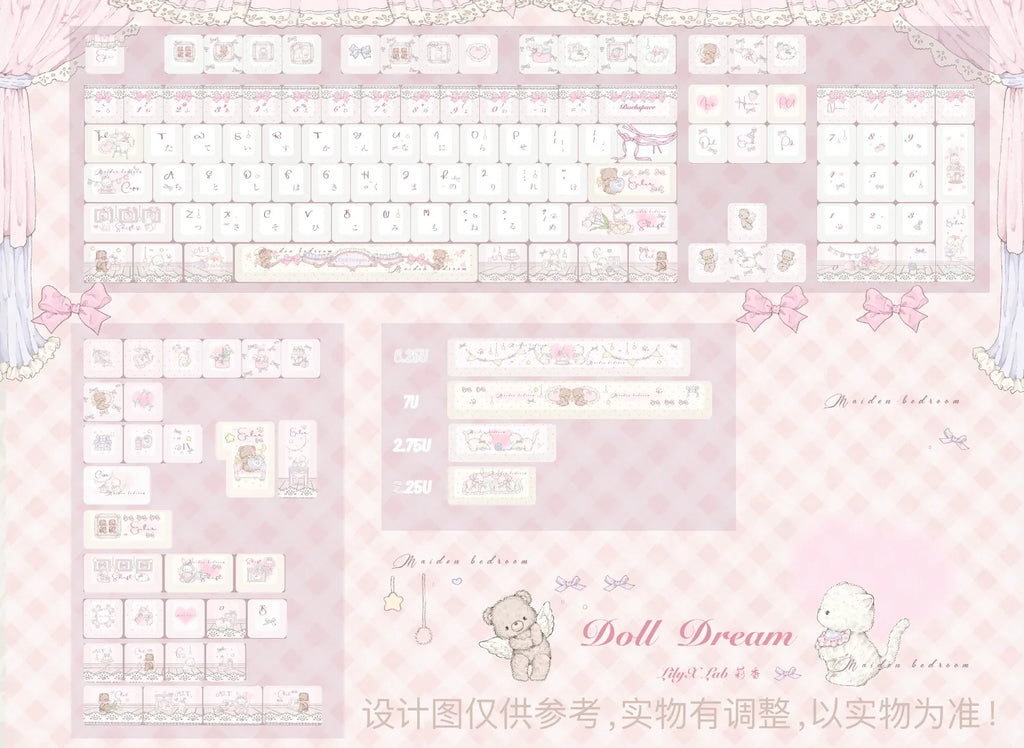 New Theme Keycaps 139 Keys SOA Cherry Profiled PBT Double Shot Japanese Keycaps for MX Switch Alice ANSI ISO Layout Keyboard Kit