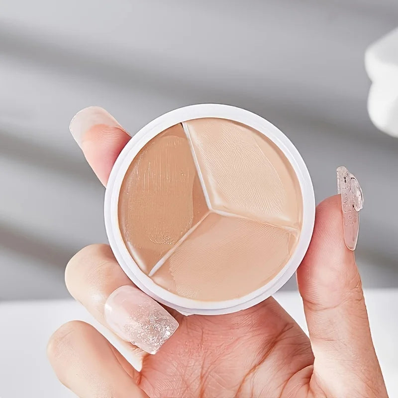 Concealer Even Skin Tone Universal Blemish Facial Makeup Concealer Palette Highly Praised 3-color Concealer Enhance Complexion