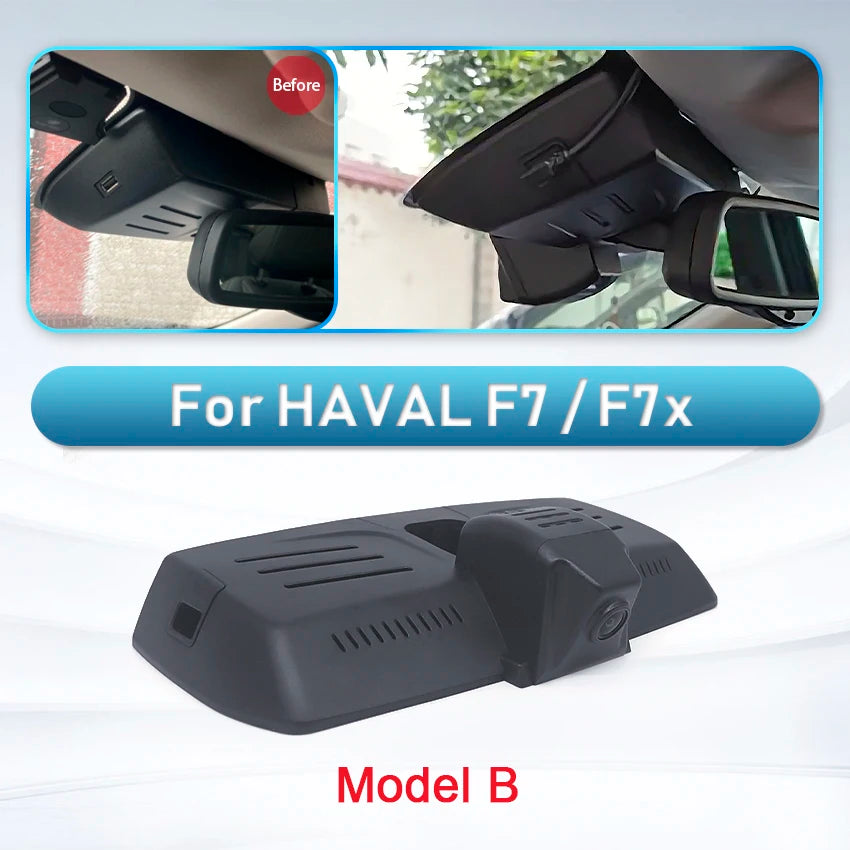 Plug and Play Dash Cam Car DVR UHD Video Recorder Camera For HAVAL H6 H7 F7 F7x H9 H3 DARGO Jolion GWM POER 4K Dashcam USB Port