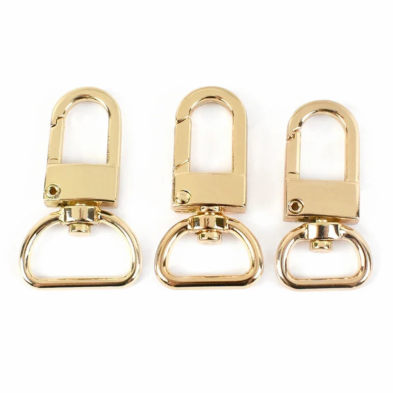 5/10/20pcs Meetee 13-19mm Bag Metal Belt Strap Buckles Carabiner Snap Spring Hook Lobster Clasp Dog for Purse DIY Leather Craft
