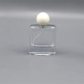 50ML Premium Perfume BottlePortable Perfume Dispenser Flat Square Bayonet Glass BottleCosmetic Spray Bottle Skin Care Tool