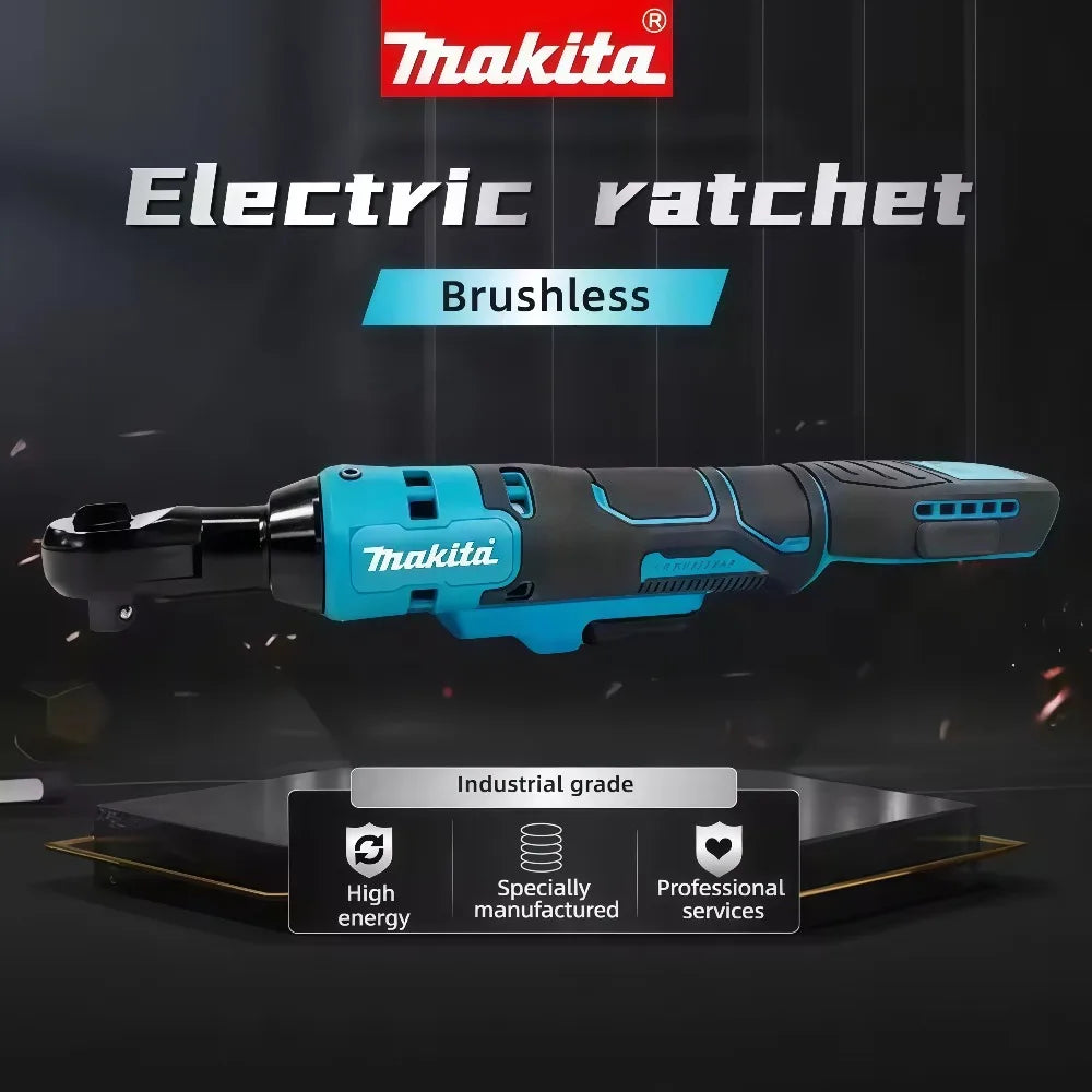 2026 Makita 18V Brushless Right Angle Impact Wrench, Cordless Ratchet Wrench with LED Light & Variable Speed