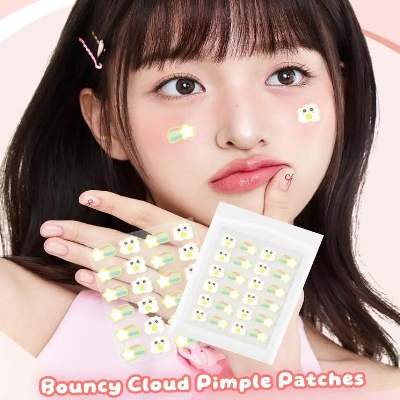 Hydrocolloid Acne Pimple Patches Ultra Thin 20Pcs Invisible Waterproof Day Night Care for Facial Acne Spot Treatment