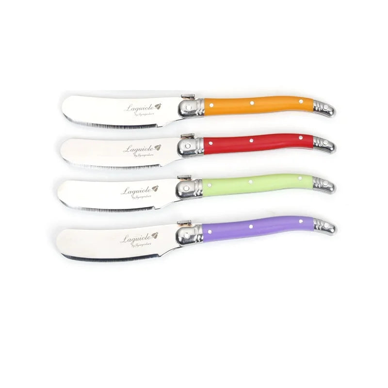 6.25inch Stainless Steel Butter Cutter Cheese Jam Spreaders Wipe Cream Cutter Kitchen Gadgets Laguiole  Butter Bread Tool 4-6pc