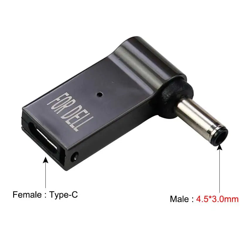 YuXi PD 100W USB Type C to Dc Power Jack Connector USB C to Universal Laptop Power Adapter Plug Converter for Asus Dell Lenovo