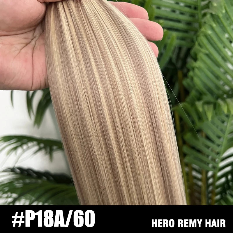 Flat K Tip Hair Extension 100% Remy Human Hair Keratin Fusion Pre Bonded Natural Straight Real Hair Salon Quality 16-22" 1g/s