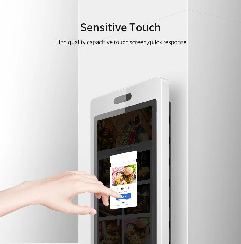 Wall Mount Or Floor Stand Android Os Self Ordering Kiosk Software Touchscreen Interactive Self-service Kiosk