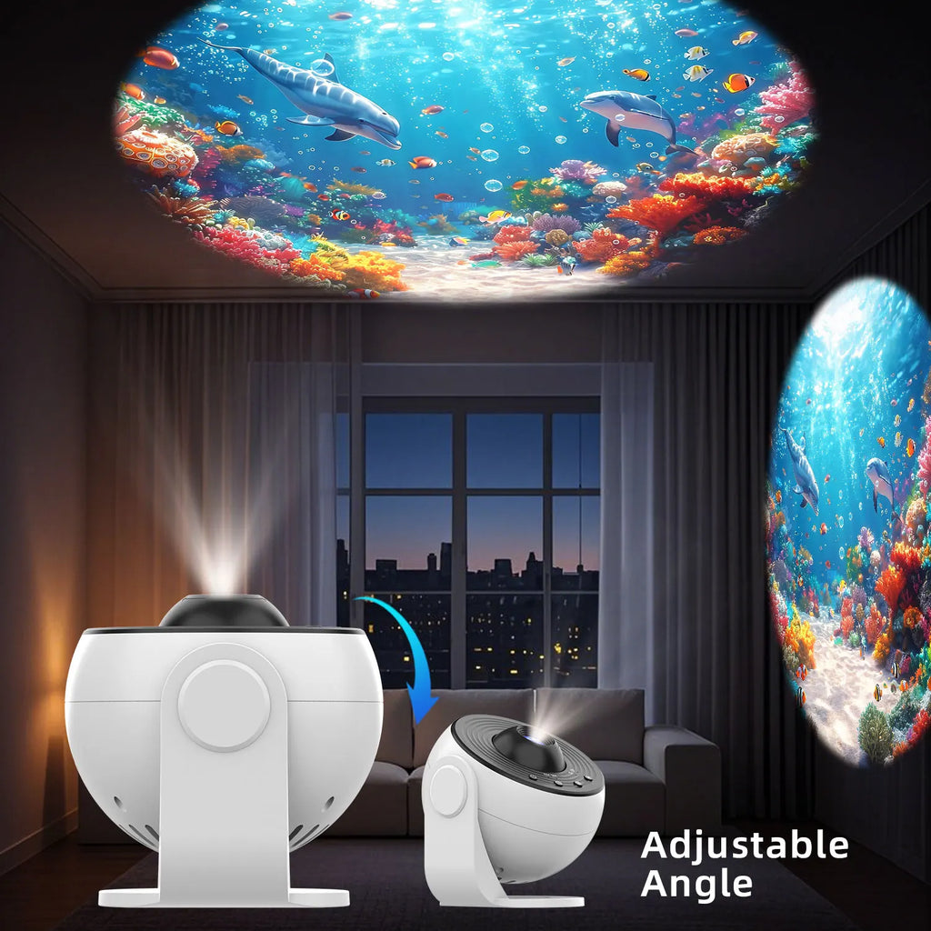 Galaxy Projector PRO Night Light 25 Projection 4K Patterns Planetarium Lamp For Kids Bedroom Valentines Day Gift Wedding