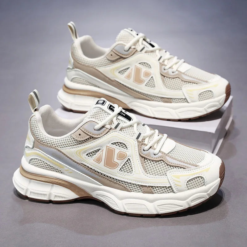 Shoes for Men Sneakers 2026 Fashion Breathable Sports Shoes Men Outdoor Running Shoes Lace Up Training Sneakers Tenis Masculino