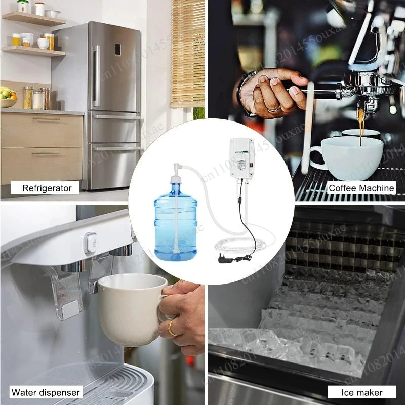 5 Gallon Bottle Electric Water Pump Single Tube 110V/220v AC US Plug Countertop Drinking Water Jug Pump for Kitchen Refrigerator