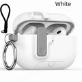 For AirPod Pro 3 Case with Keychain Lanyard Anti Loss Headphone Cover Sand Stone Switch Case for Men Women Air Pods Pro 3 Cases