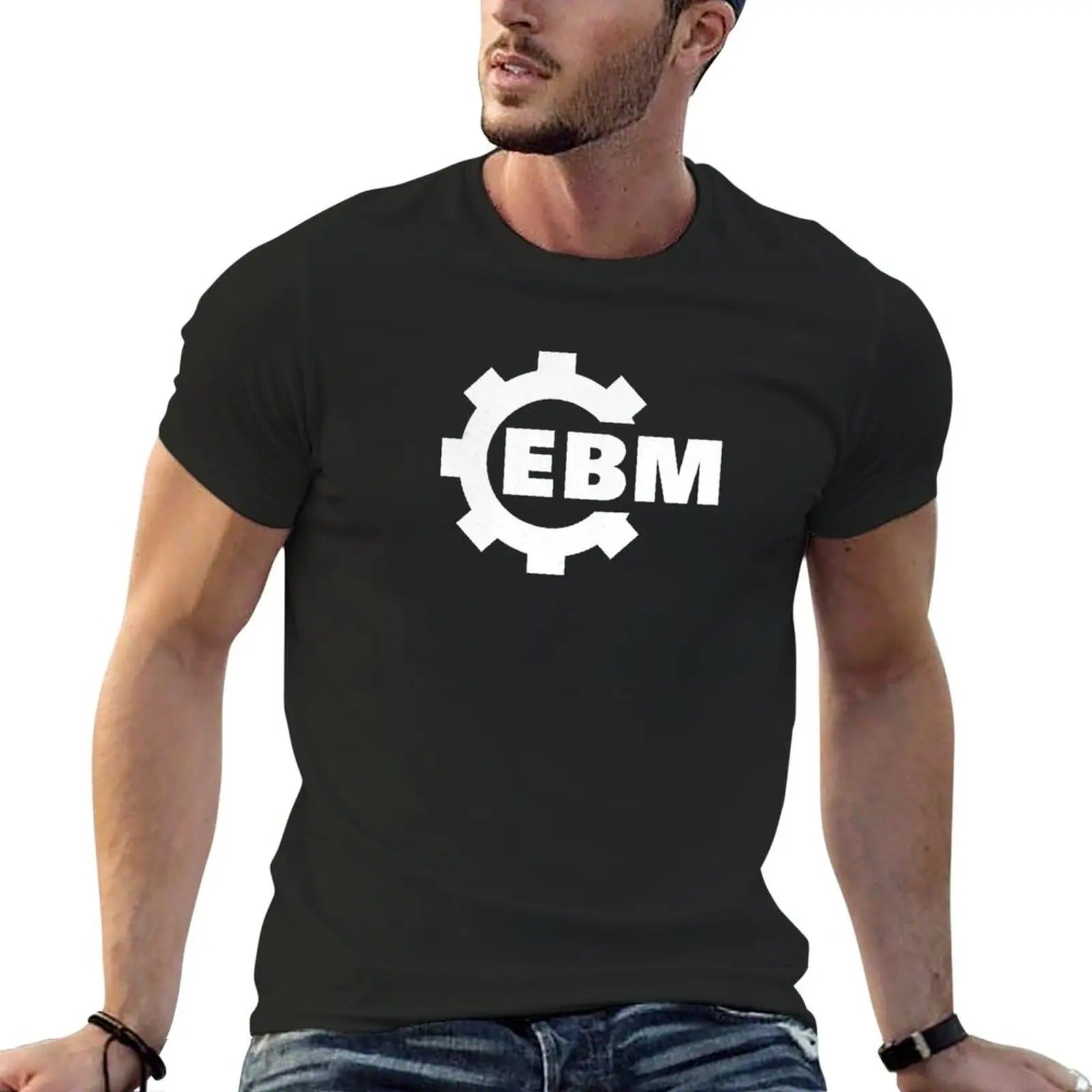 New EBM Techno Dark T-Shirt oversized t shirts graphic t shirts funny t shirts for men