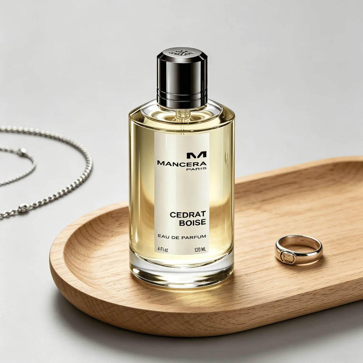 Mancera Paris Cedrat Boise Eau De Parfum 120ml Long Lasting Fresh Citrus Cedar Woody Spicy Fragrance Men Perfume Transparent Octagonal Bottle Elegant Masculine Scent Business Daily Holiday Gift for Him