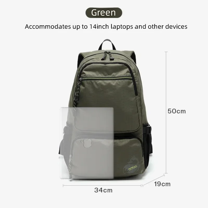 FOUVOR Large Capacity Women Travel Backpacks Waterproof Lightweight Sports Outdoor Student Laptop Bag 3033-01 3033-02 3033-05