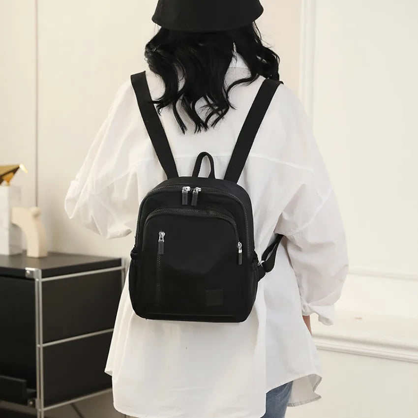 Waterproof Backpack for Women Travel One Shoulder Bag Designer Casual Backpack Lightweight Small Soft Anti Theft Sac Luxe Femme