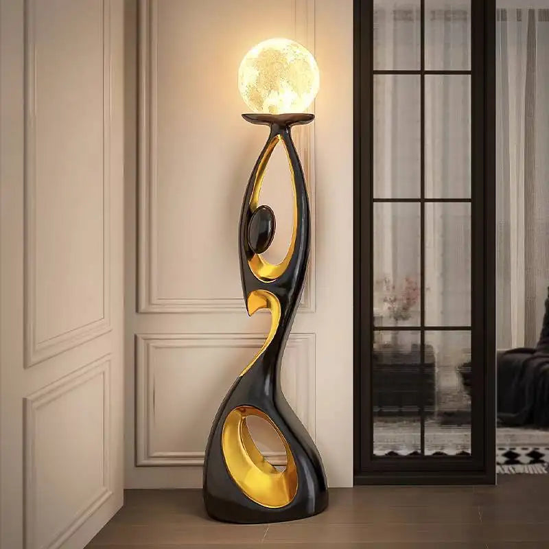 Modern Simple Creative Human-shaped Floor Lamp Next to the Living Room Sofa Light Luxury Bedroom Medieval Atmosphere Lamp
