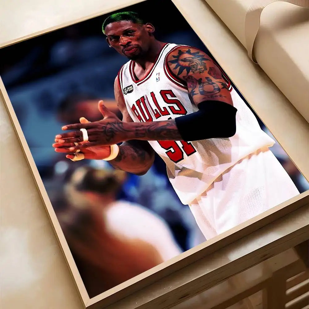 Rodman Poster Wall Art Printing Waterproof Home Living Bed Room Bar Aesthetic Decor