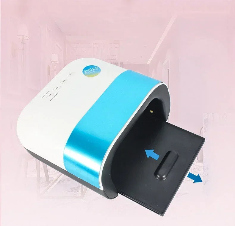 UV LED Cordless Manicure Lamp, UV Lamp for Gel Nail 4 Smart Toe and Nail Timer and Sensor Manicures with Settings