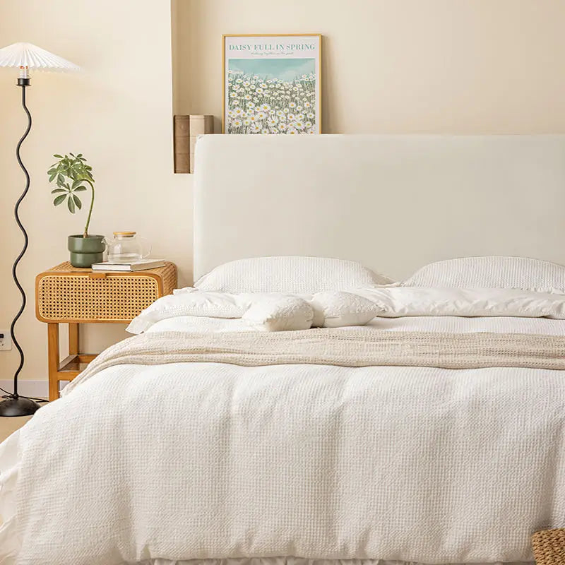Soft Velvet Bed Head Cover Thicken Elastic Bed Cover All-inclusive Comfortable Headboard Cover for Home