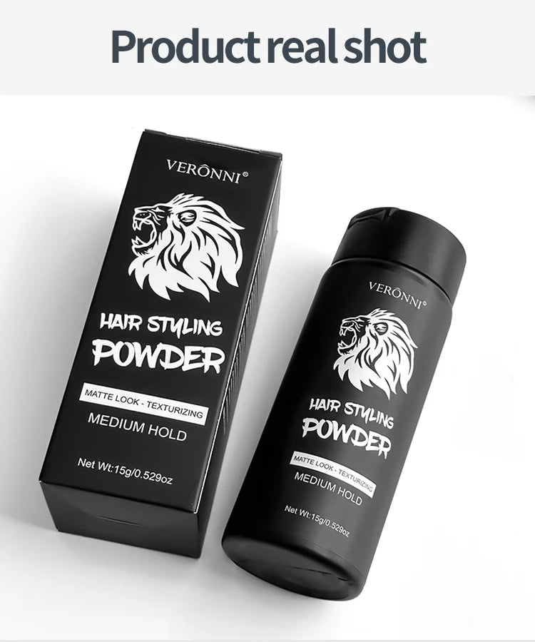 Volumizing Hair Powder For Men And Women, Oil Matte Styling Shaping Powder, No Washing Required