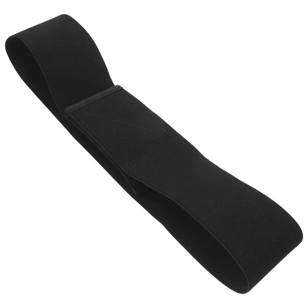 Adjustable Elastic Waist Belt Women Dress Shirt Tuck Band Hook Loop Fastener Stretch Waistband Black Shirt Cropping Band