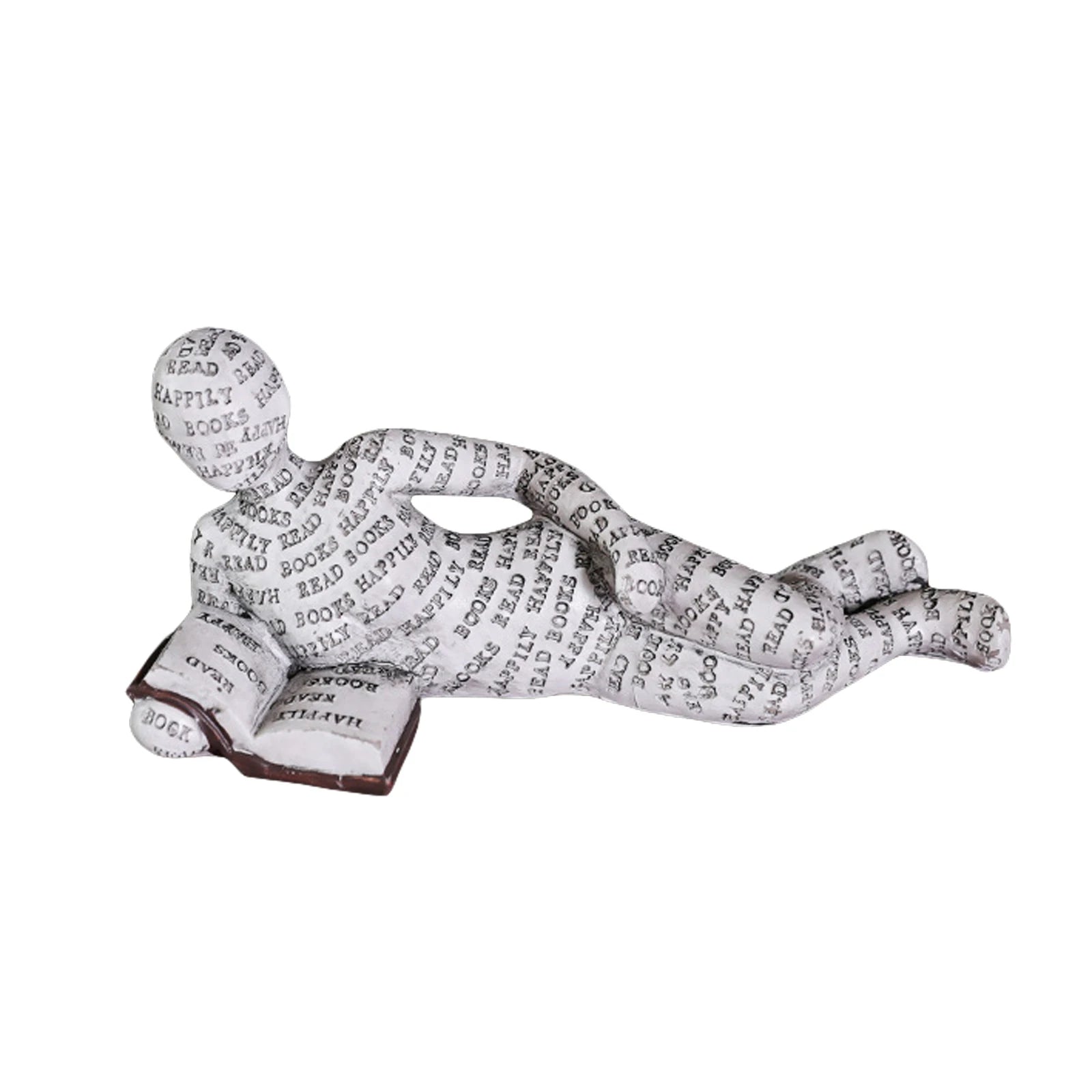Reading Women Reading Figurines Decor Nordic Modern Thinker Statue Modern Abstract Art Sculpture Resin Bookshelf Decor Gift
