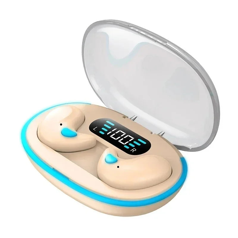 Sleeping Earbuds Wireless Mini Headphones For Work TWS Bluetooth Earphone Stereo Hidden Headsets with Mic HD Call Sport