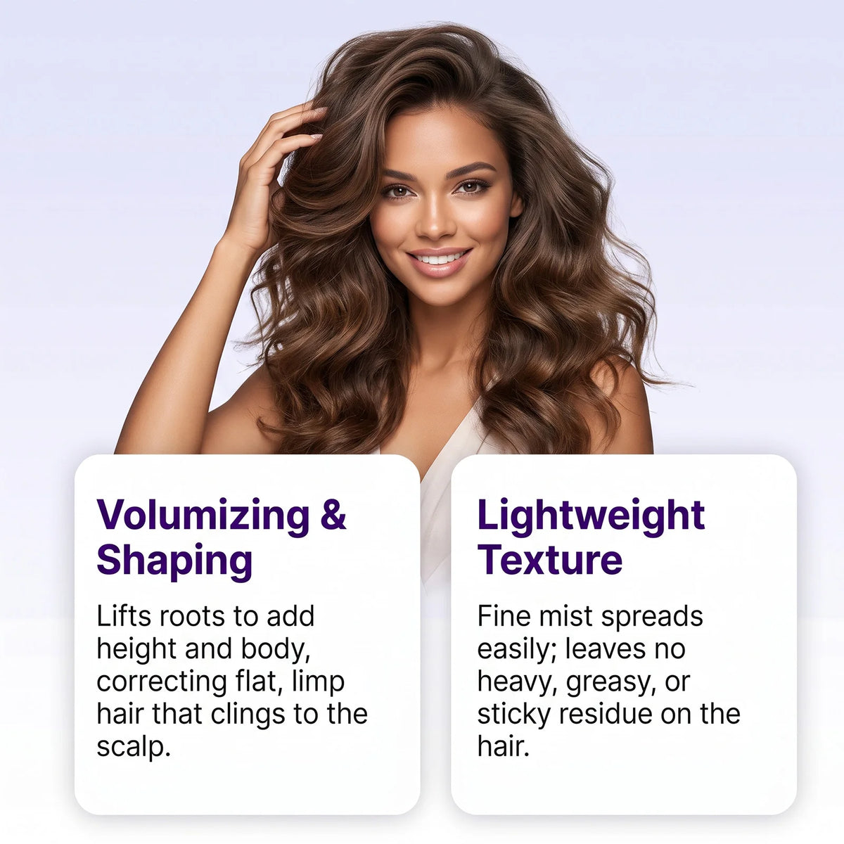 Rosemary Rice Water Volumizing Hair Spray 200ml Lift Hair Roots Adds Fullness Smooth Frizzy Hair Lightweight Non Greasy