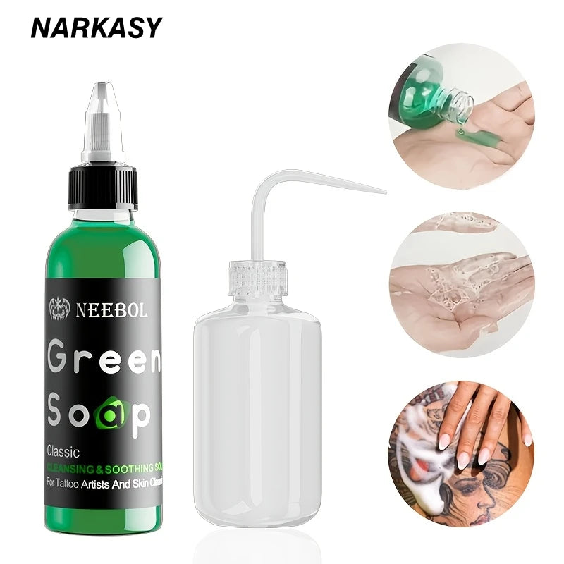 Permanent Tattoo Removal SoapTattoo Remover Gel Tattoo Liquid Cleaning Solution Tattoo Cleaning