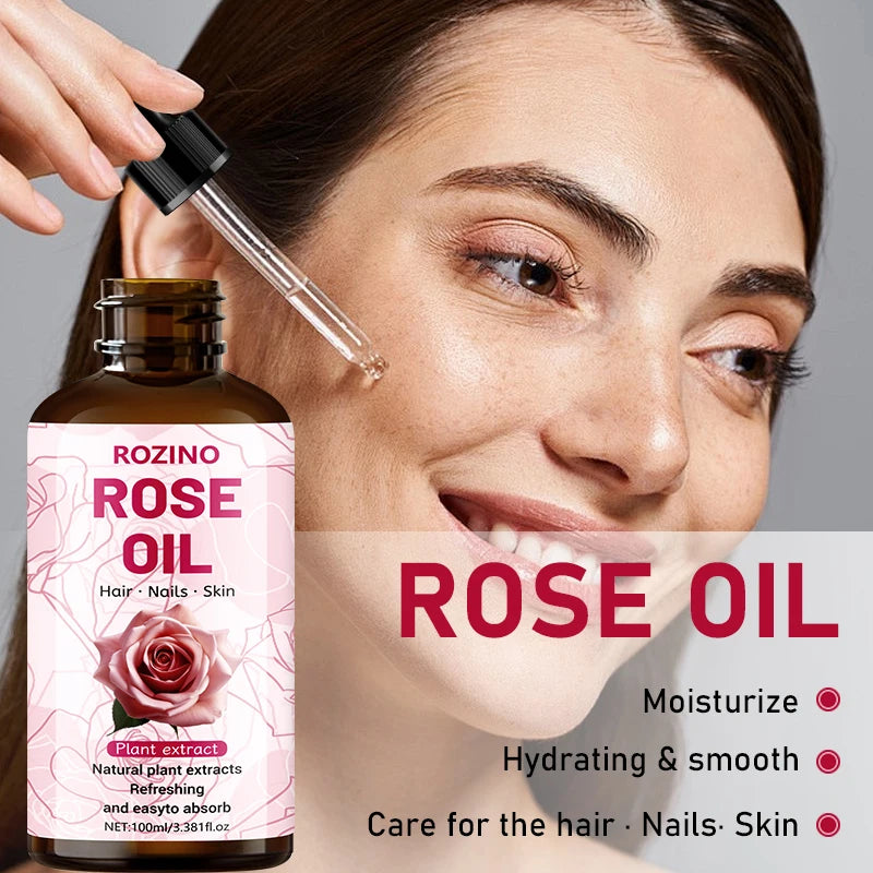ROZINO rose essential oil has a clear and smooth texture and a light, pleasant rose fragrance. Nourishes the skin's surface layer all over the body, soothes dryness and tightness, and has excellent elasticity. Combined with g