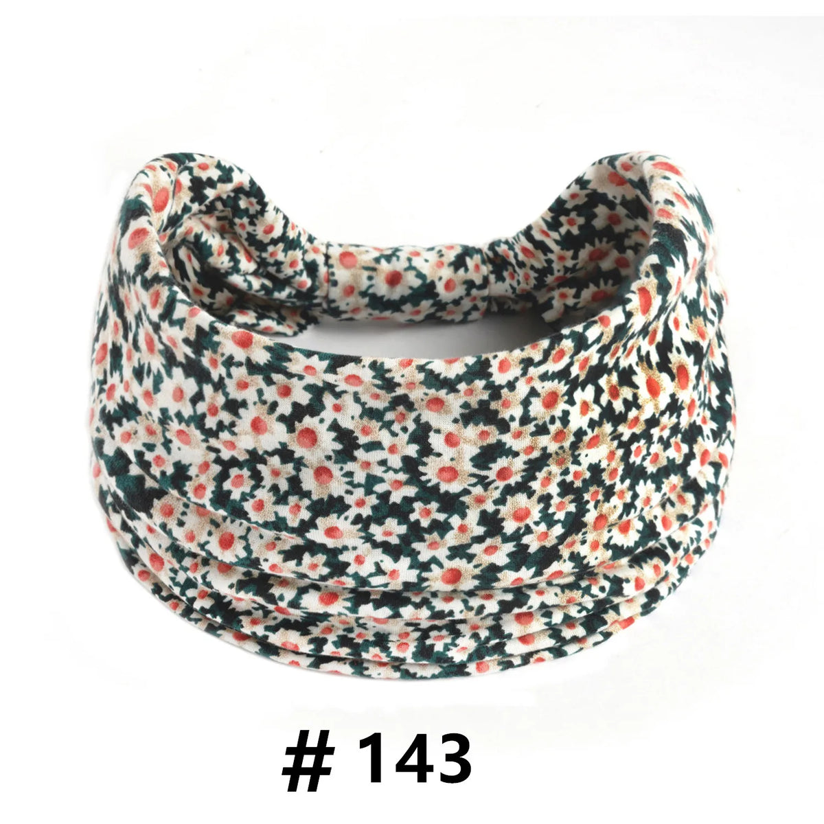 Boho Headbands for Women Cotton Wide Head Bands Stretch Hairband Non Slip Workout Yoga Running Turban Headwrap Hair Accessories