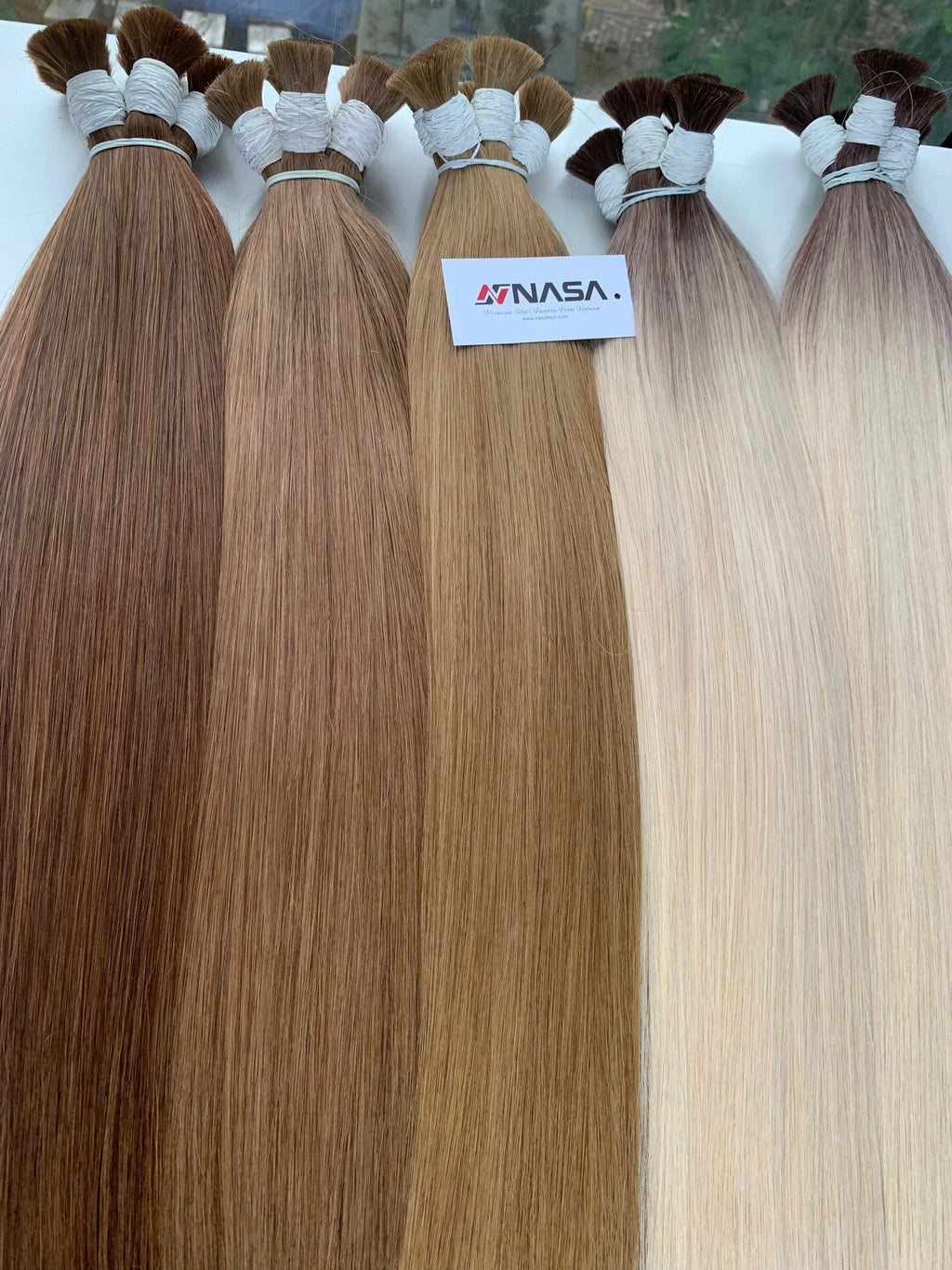 Super Double Drawn Blend Hair Weft NS38-07