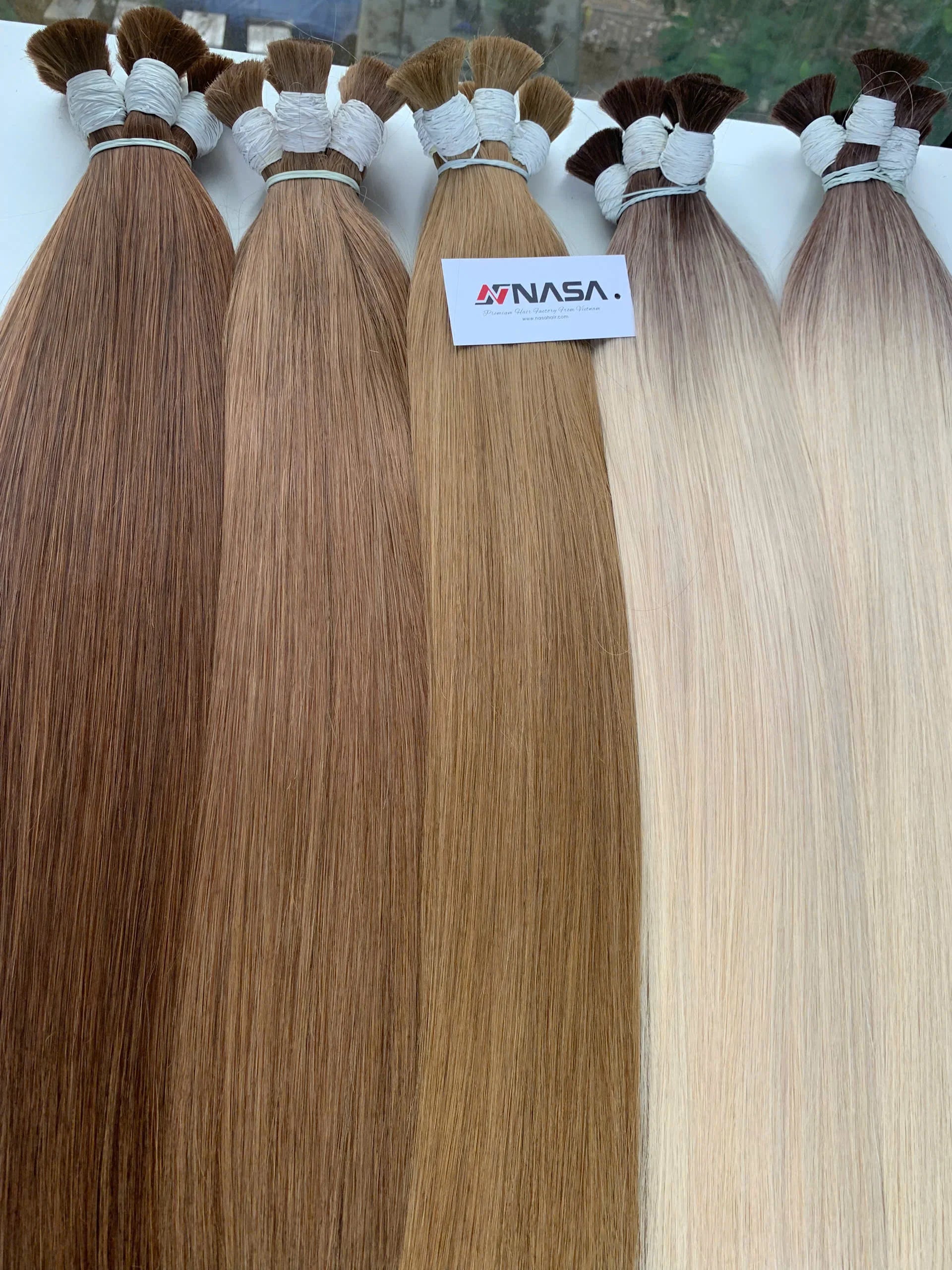 Super Double Drawn Blend Hair Weft NS38-07