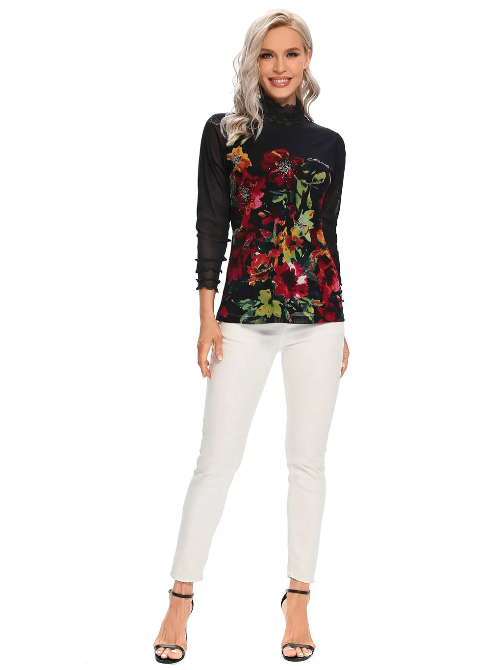 Women Knitted Spring And Autumn Fashionable Casual T Shirt