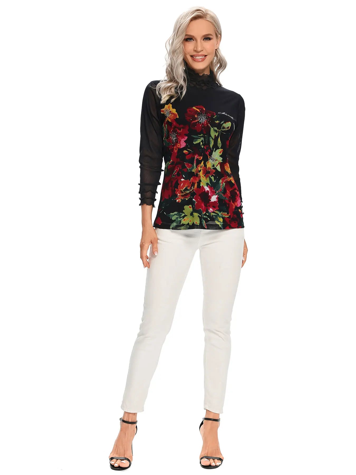 Women Knitted Spring And Autumn Fashionable Casual T Shirt