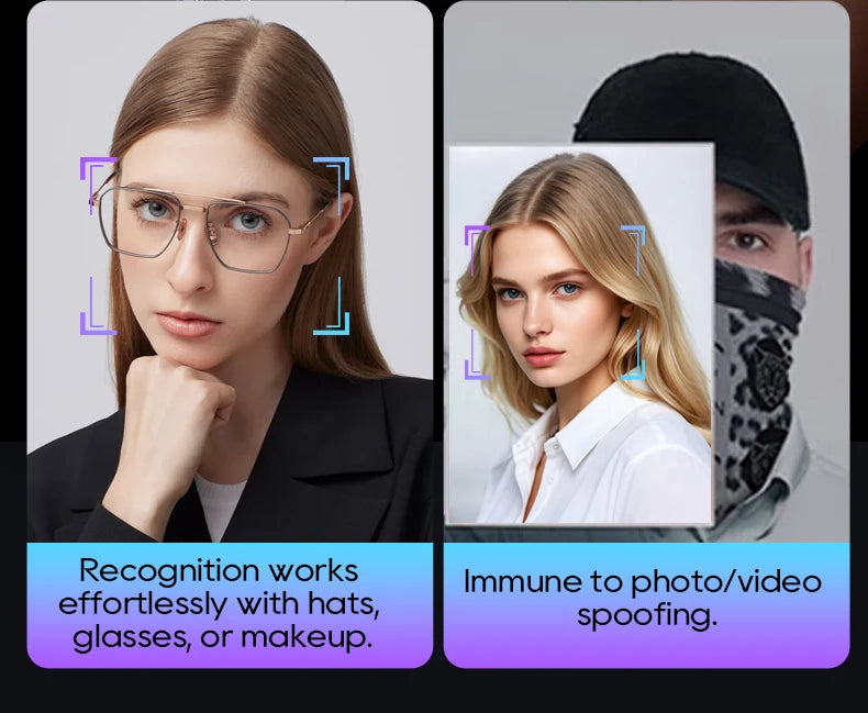 Tuya APP 3D Face Recognition Unlock Digital Door Lock With Camera FIngerprint Password Unlock Keyless Electronic Door Lock