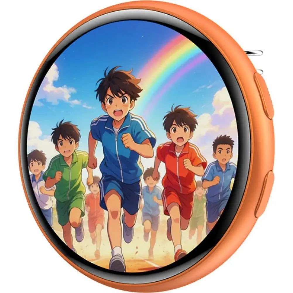 1.50" Full Touch IPS Screen Electronic Badge GIF Video With Sound Anime Brooch Pin For Party Cosplay Student Gift